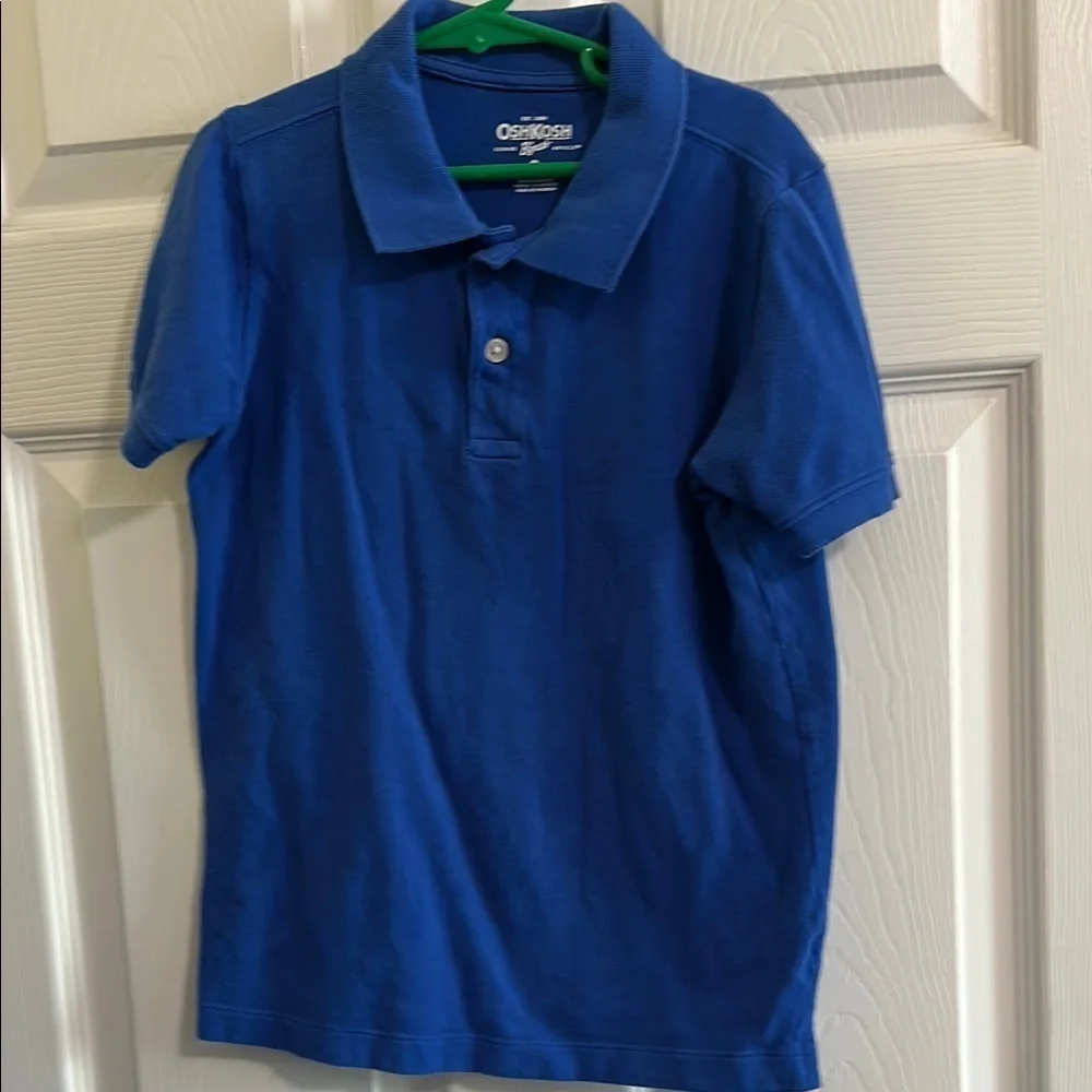 OshKosh B'gosh Blue Polo Shirt Short Sleeve Casual